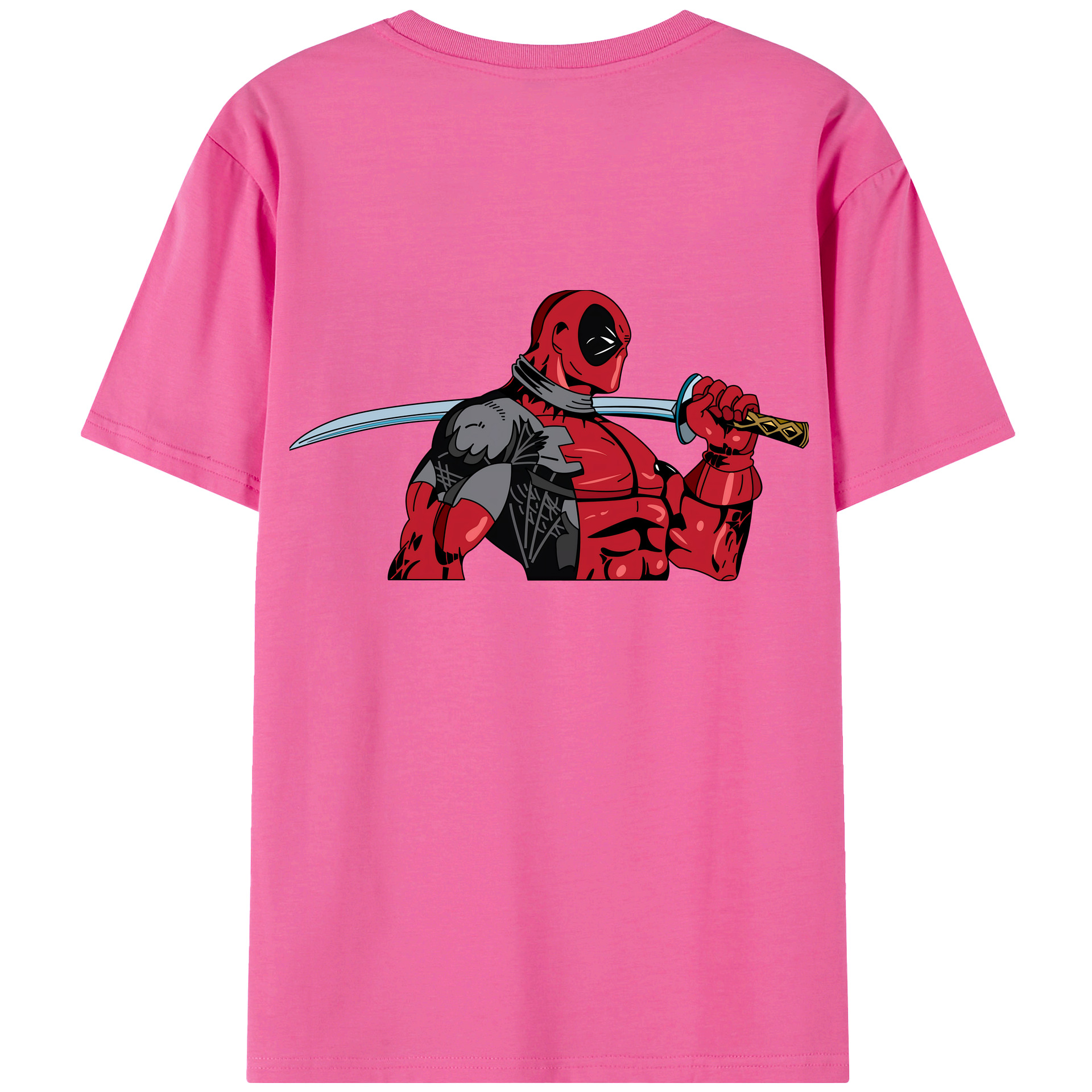 （画像用） Deadpool デッドプール レディース半袖Tシャツ(バックプリント)